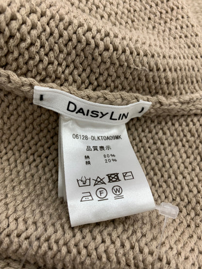 デイジーリン Cotton Silk ミスリンお気に入りセーター 06128 F ベージュ ITJKIGTRJ84M
