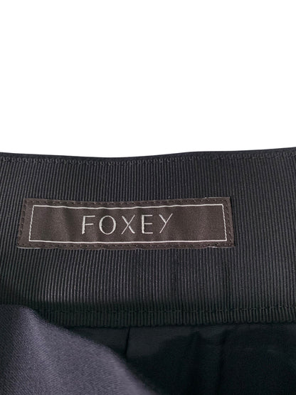 フォクシーブティック Grace グレース 41588 スカート 40 ネイビー タックフレア ITXGQNK6F9BW
