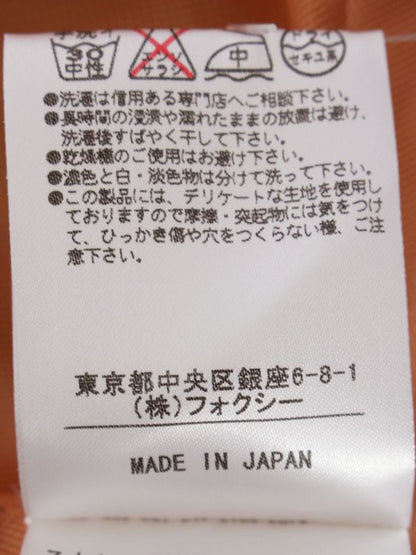 フォクシーニューヨーク 25183 ワンピース 38 オレンジ バルーン ITSTU8MMIDCG