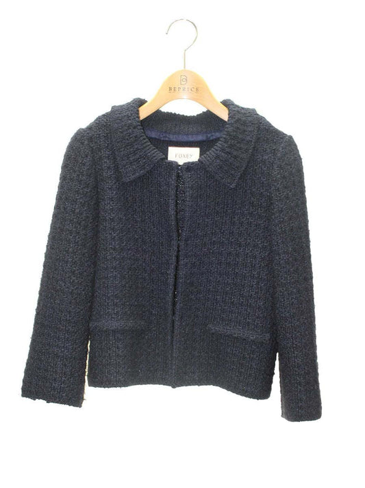 フォクシーブティック Tweed Compact 37738 ジャケット 38 ネイビー 2020年増産品 ITPPP3JHMM20