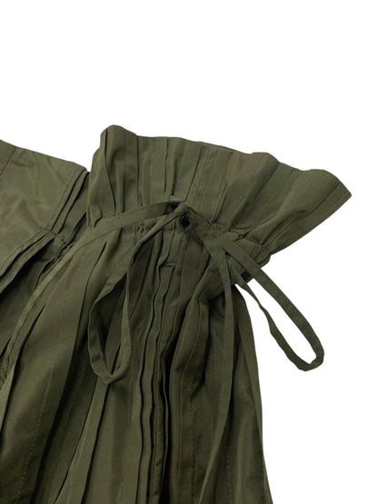 ティーマット マサキパリ スカート 1 カーキグリーン ギャザーロング ITVWVRLG1HG6