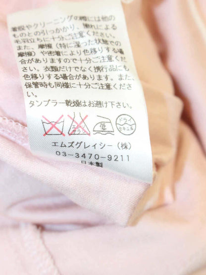 エムズグレイシー 425012 Tシャツ カットソー 38 ピンク フリル IT47YR1A10MU