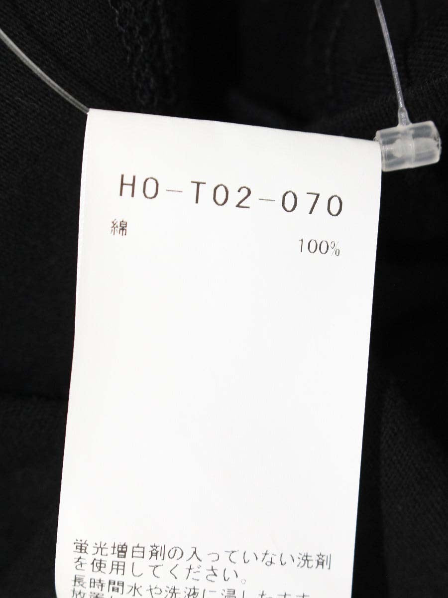 ヨウジヤマモト HO-T02-070 Tシャツ 3 ブラック オーバーサイズ ITP4MH7XSRDH