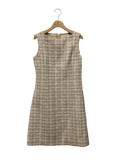 フォクシーブティック Dress Victoria 40543 ワンピース 38 ベージュ ツイード IT2XKTGSIY8Q