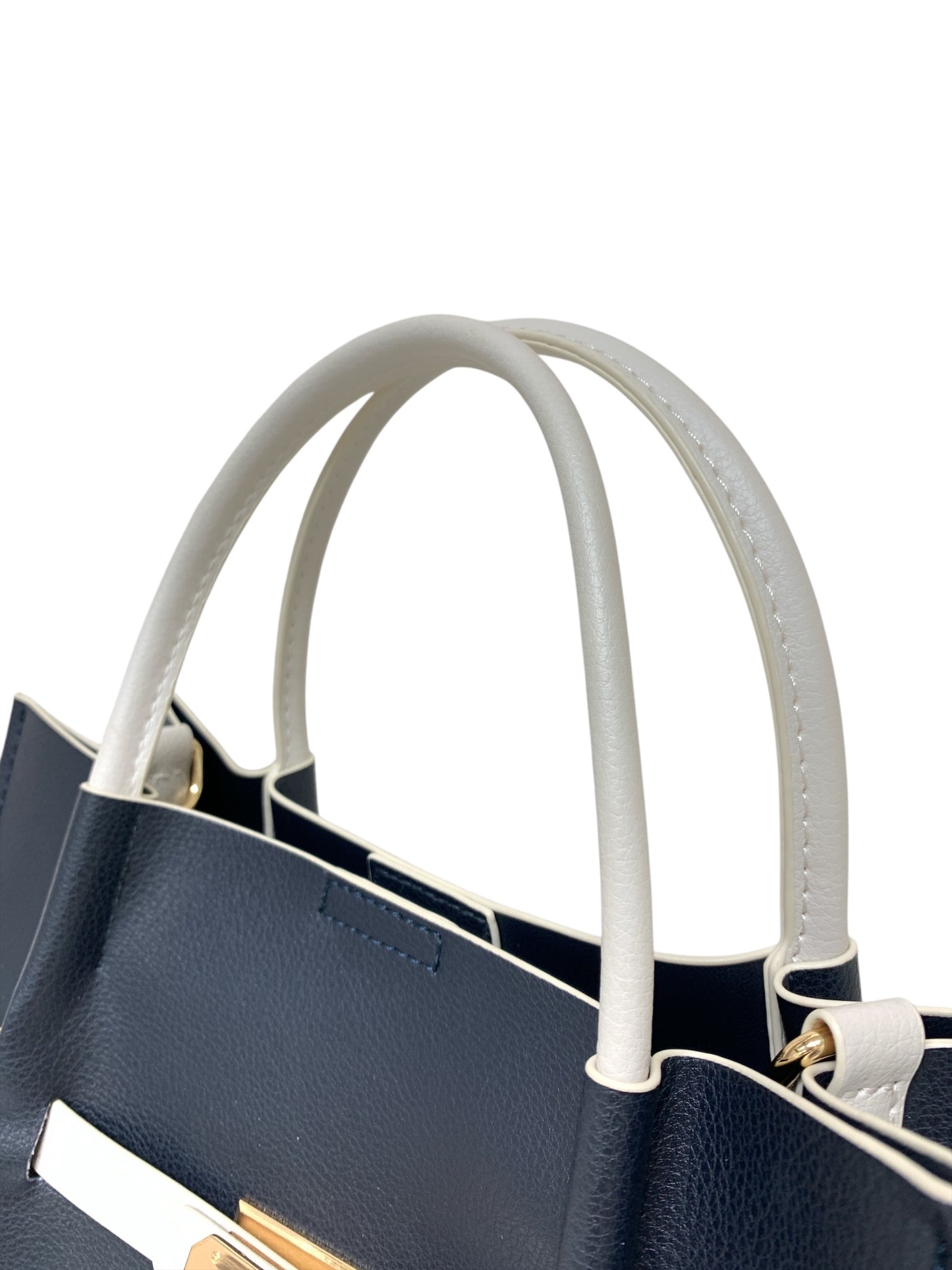 エムズグレイシー 594102 トートバッグ ネイビー ベルト付き ITOHEDY0HHGN