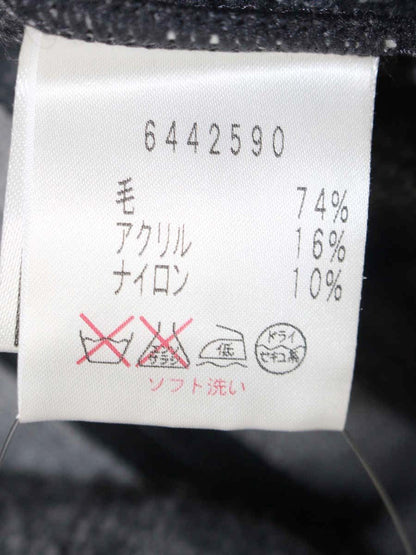 ルネ 6442590 ニットジャケット 34 グレー ジップアップ ITWRLU2REH80