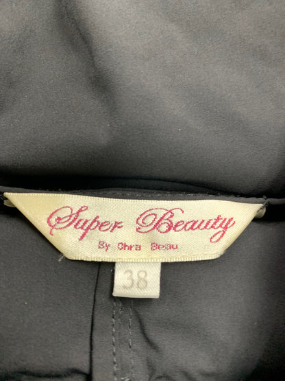 スーパービューティー ダウンジャケット 38 ブラック ビジュー レース ITGMS9XSSIJO