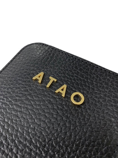 アタオ アミュレット・ケリー｜ATAO スマホショルダー ショルダーウォレット ブラック ゴールド金具 IT8620KYJE4E