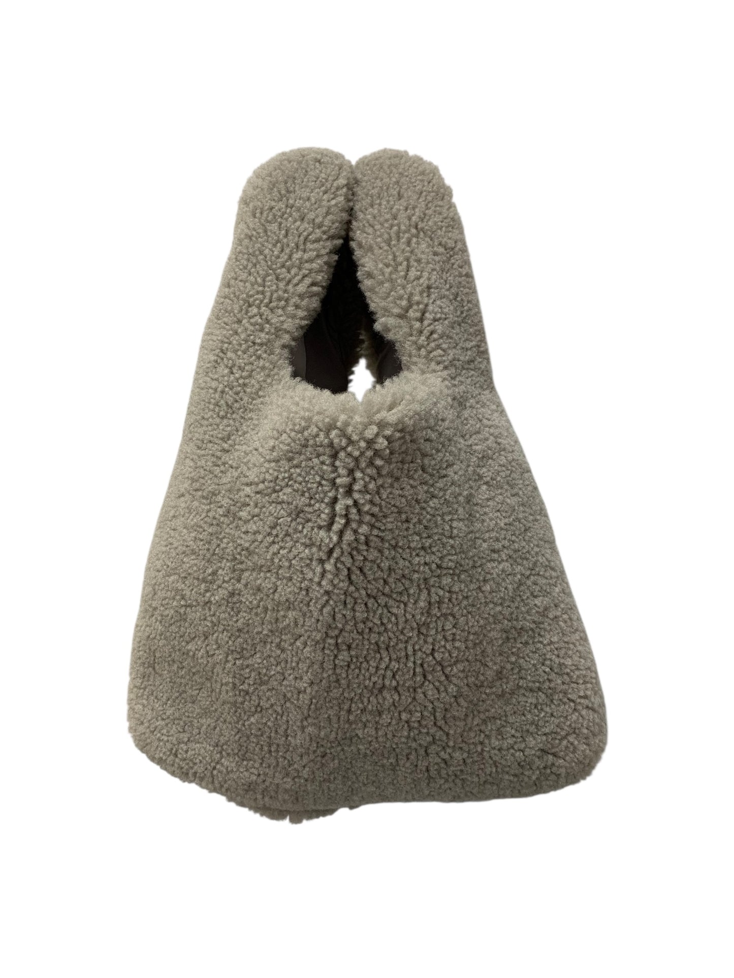 スリードッツ トートバッグ グレー ボア ファー ITUXHQIEBBD2