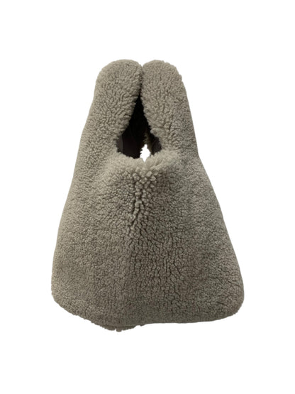 スリードッツ トートバッグ グレー ボア ファー ITUXHQIEBBD2