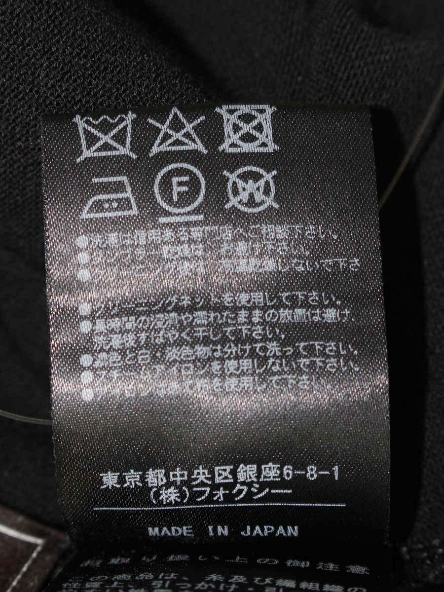 フォクシーブティック Flounce Petal 37908 ニット セーター 38 ブラック IT8DMZ9K1UQ4