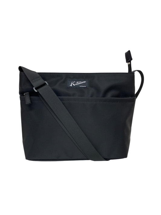 キタムラ ショルダーバッグ R-0734 15151 ブラック ロゴ刺繍 IT715SUNOW4U