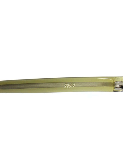 フォーナインズ S-640T 眼鏡 メガネ シルバー/グリーングラデーション コンビフレーム ハーフリム スクエア ITNFBLFI99N6