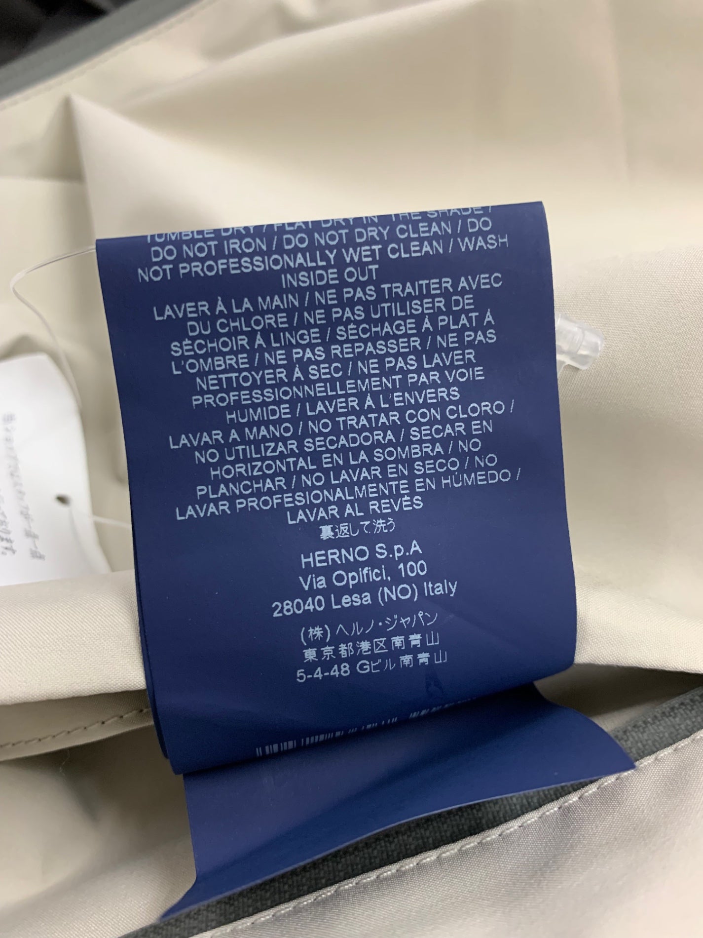 ヘルノ GC008DL ジャケット 42 グレー ゴアテックス フード 2way ワイドスリーブ IT0ONPEIWN4U