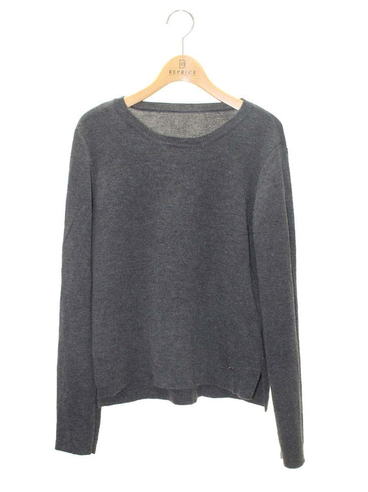 フォクシーブティック Knit Tops 36301 ニットセーター 42 グレー 長袖 ITR28B8B0EXC