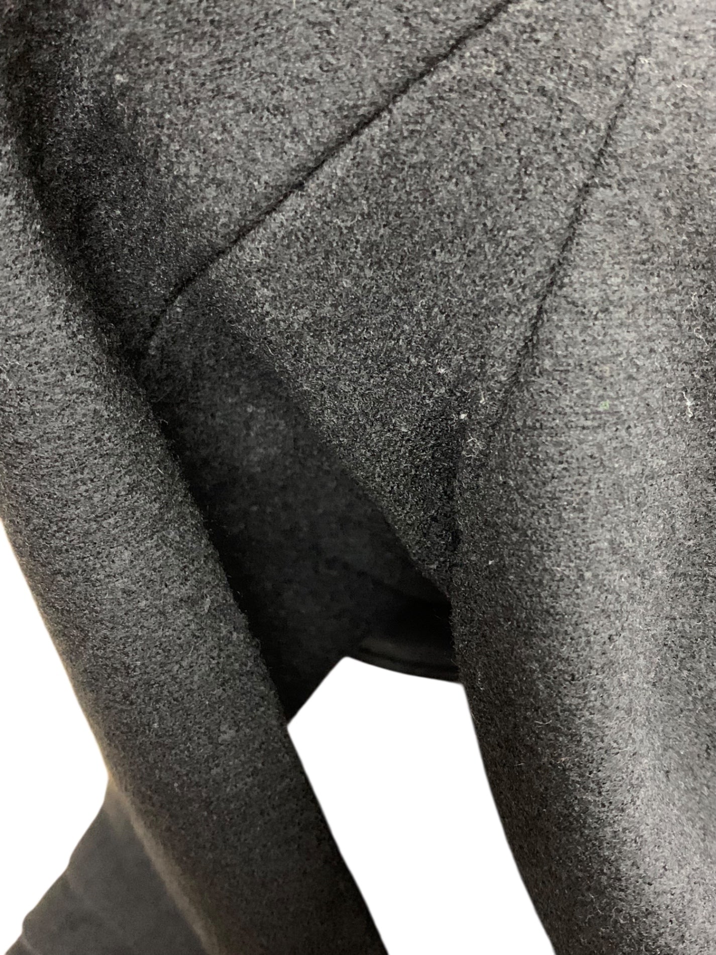 エムズグレイシー 929701 コート 38 ブラック ウール フリル ティアード IT4B4TO2VFAW 【SALE】