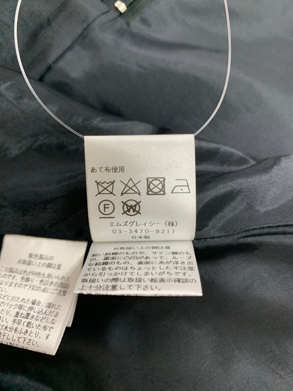 エムズグレイシー お花xドットJQワンピース 411122 38 ブラック ITB6E4DIR8XC