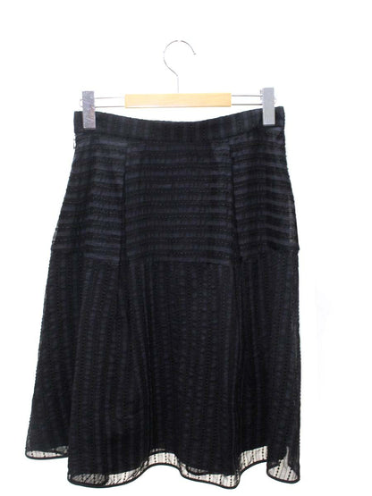 トゥービーシック W5S02-800-09 スカート 40 ブラック フレア ITDEHJOMDB9A 【SALE】