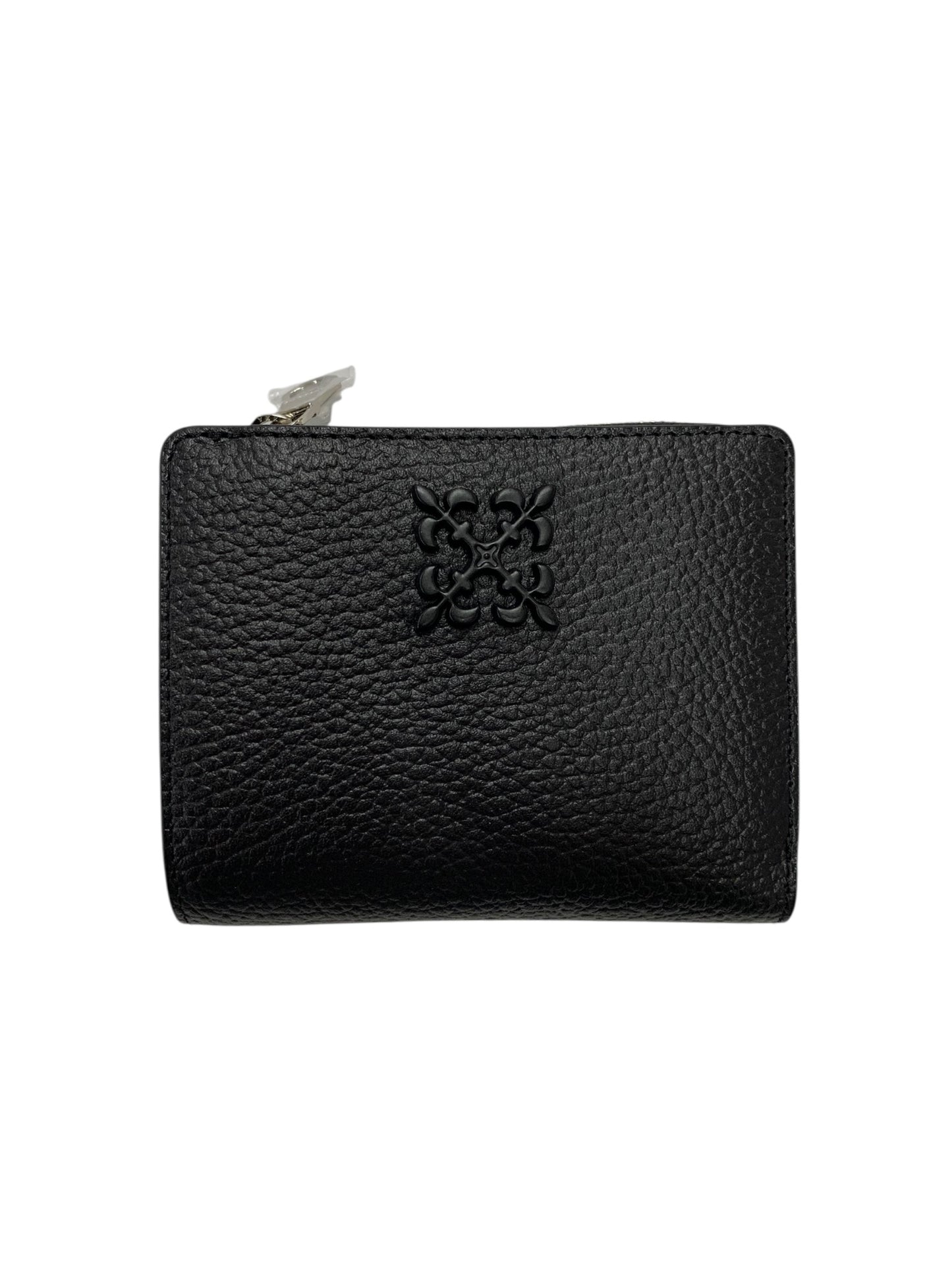 ラシット モノグラムプレート ハーフウォレット SO-376 二つ折り財布 ブラック レザー ITHXTG70DJM0