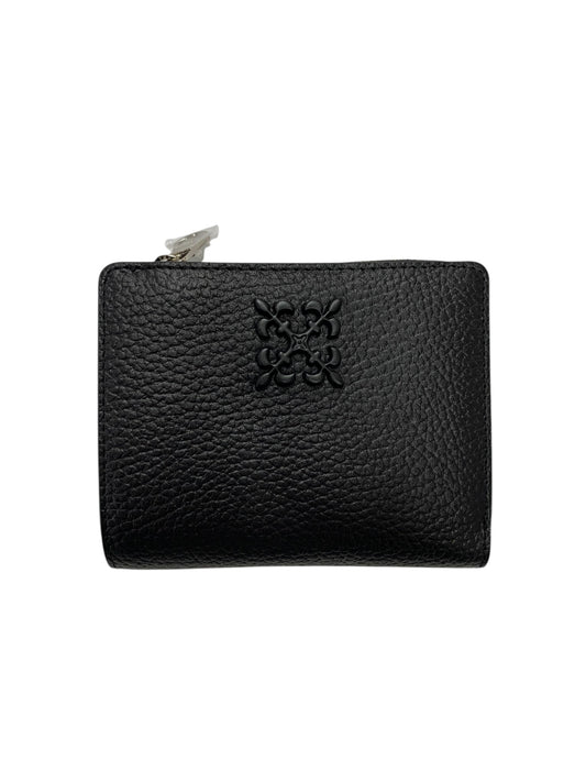 ラシット モノグラムプレート ハーフウォレット SO-376 二つ折り財布 ブラック レザー ITHXTG70DJM0