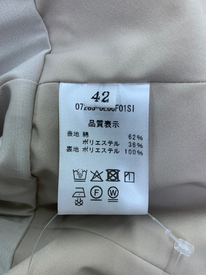 デイジーリン Lady Puff Tweed 07283 ノーカラージャケット 42 ベージュ ツイード IT144C7PXSW8