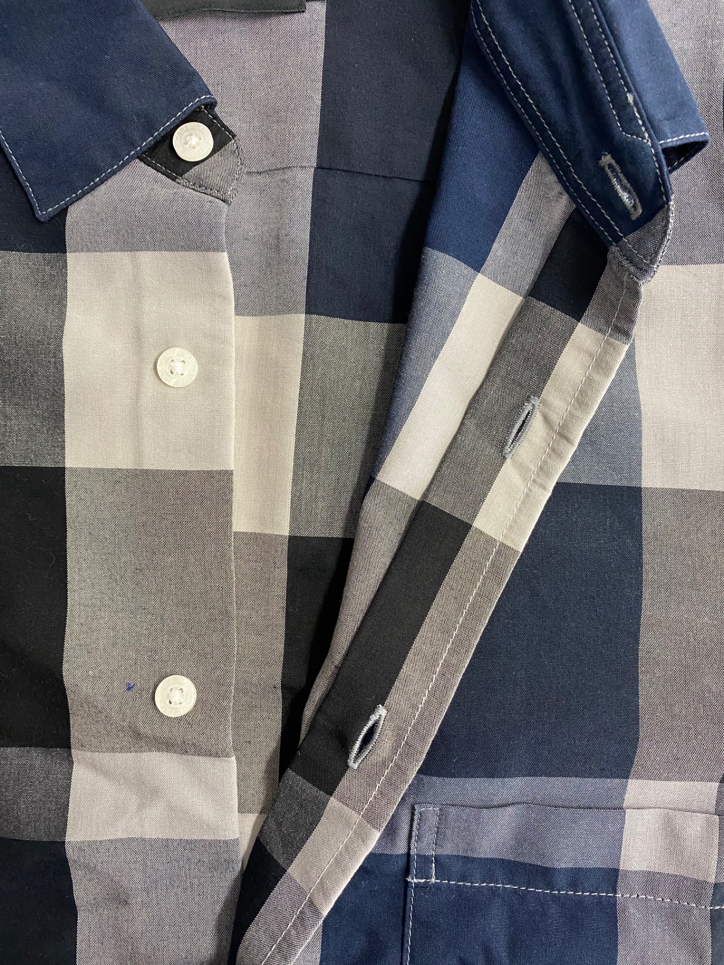 ブラックレーベルクレストブリッジ チェックシャツ 51M21-721-28 L