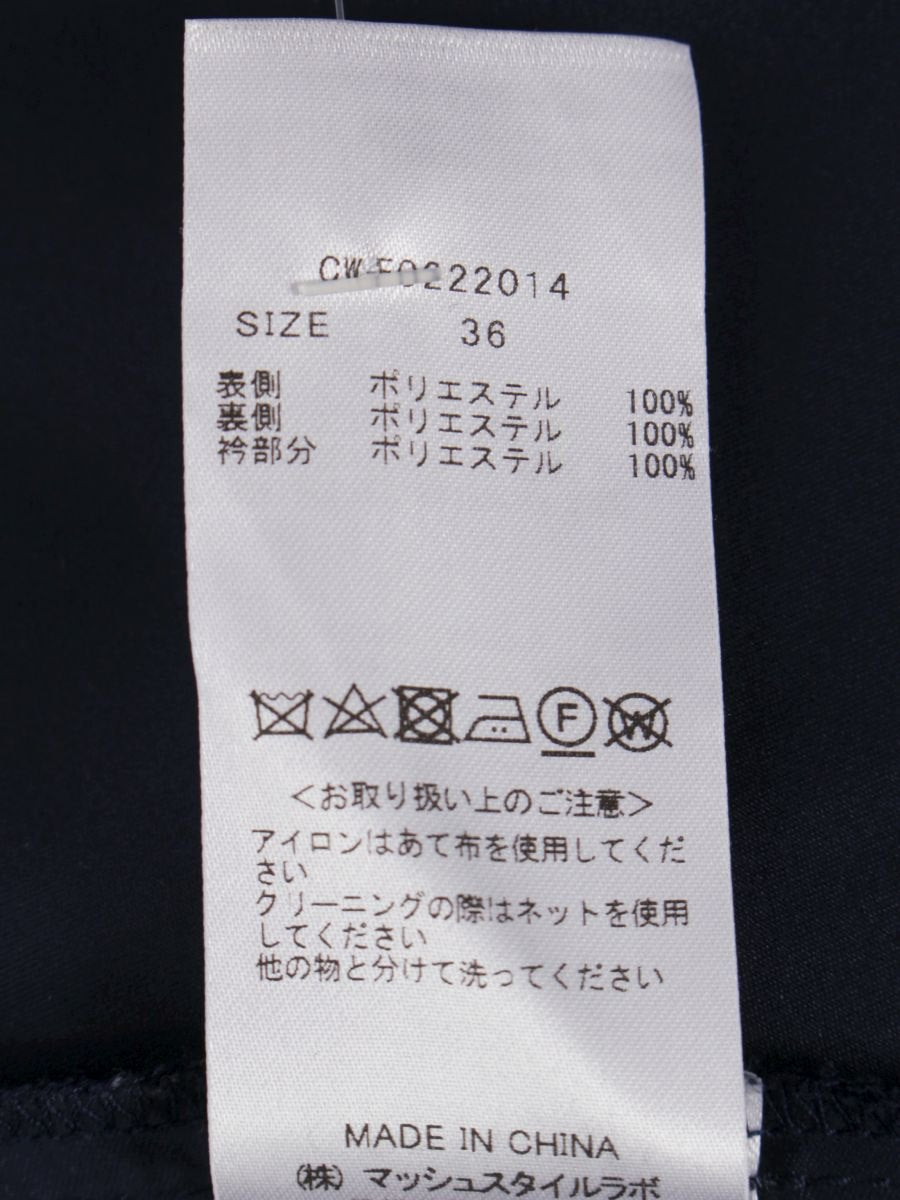 セルフォード 衿付き小花柄ワンピース CWF0222014 36 ネイビー ITIXQA6Y0UPK