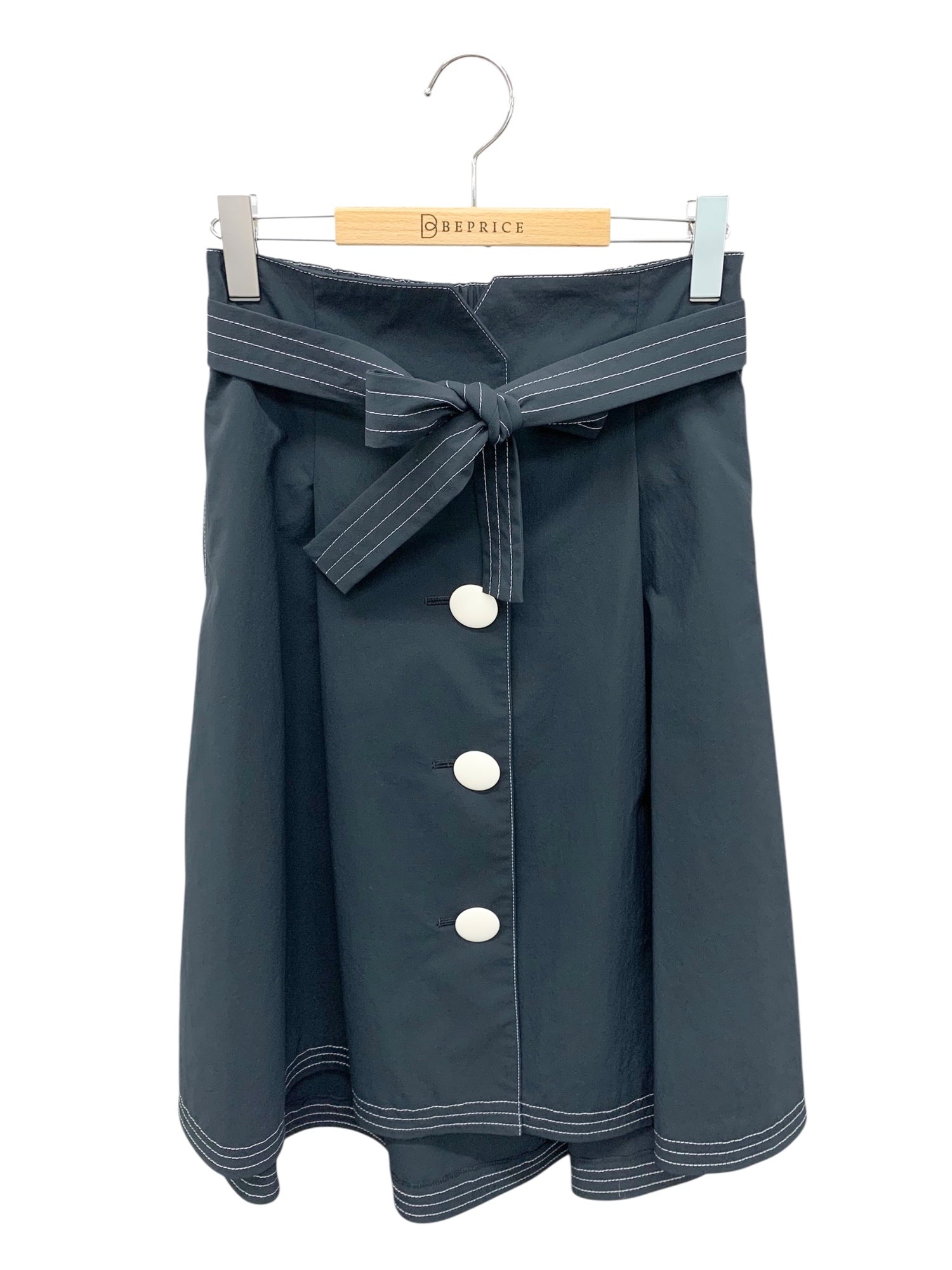 未使用 店舗販売中 エムズグレイシー スカート 38 エムズグレイシー Long Tail Skirt 817349 スカート 38 ネイビー