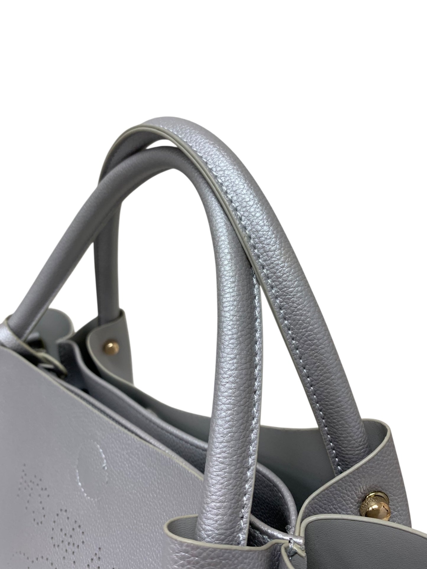 エムズグレイシー Punching Bag 994310 ハンドバッグ シルバー ITCYKZU5XJHC