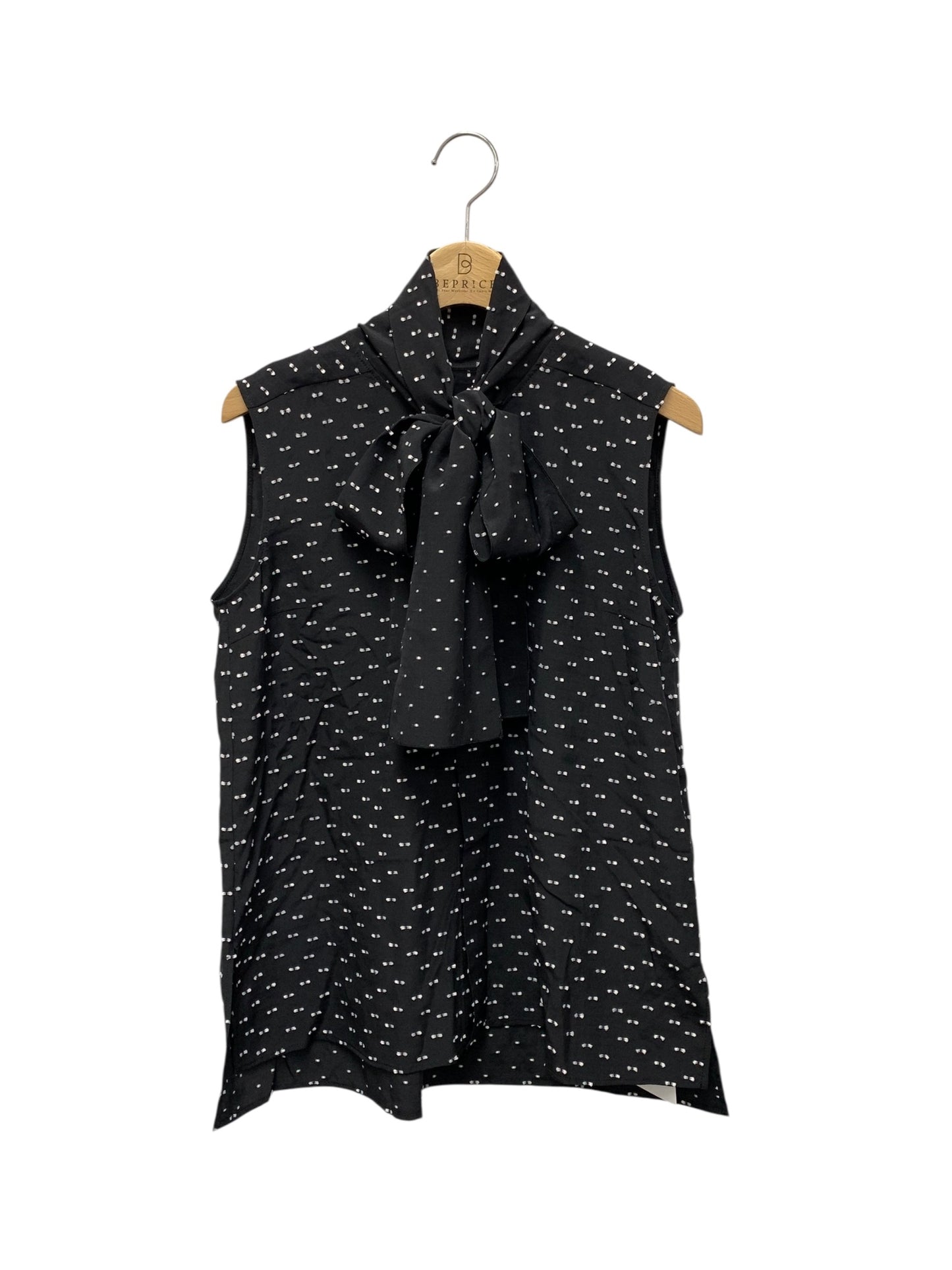 フォクシーブティック Blouse 45198 ブラウス 38 ブラック ドット ITLWK75C7YRS
