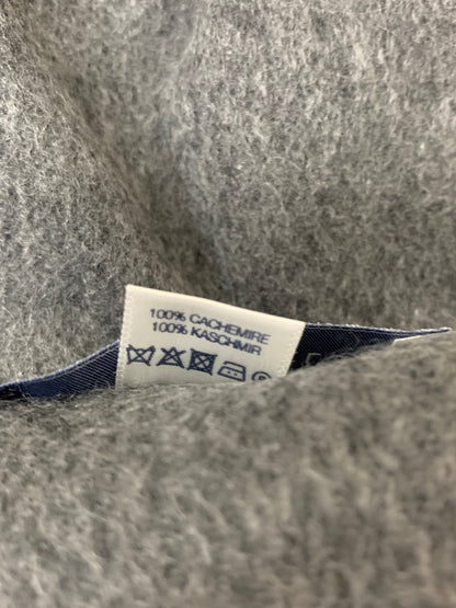 ジョンストンズ ストール グレー カシミヤ 大判 ITNEG2YS1V4N