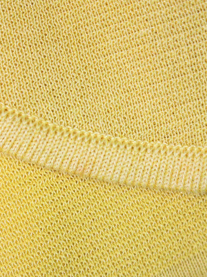 エムズグレイシー 628129 ボレロ カーディガン 38 イエロー ラインストーン リボン IT7NQJB3Q6OE