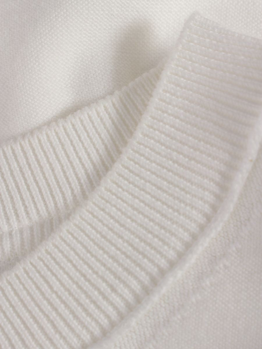 アディアム 45191 カットソー S ホワイト パフスリーブ IT9YQ3XYBKJ2