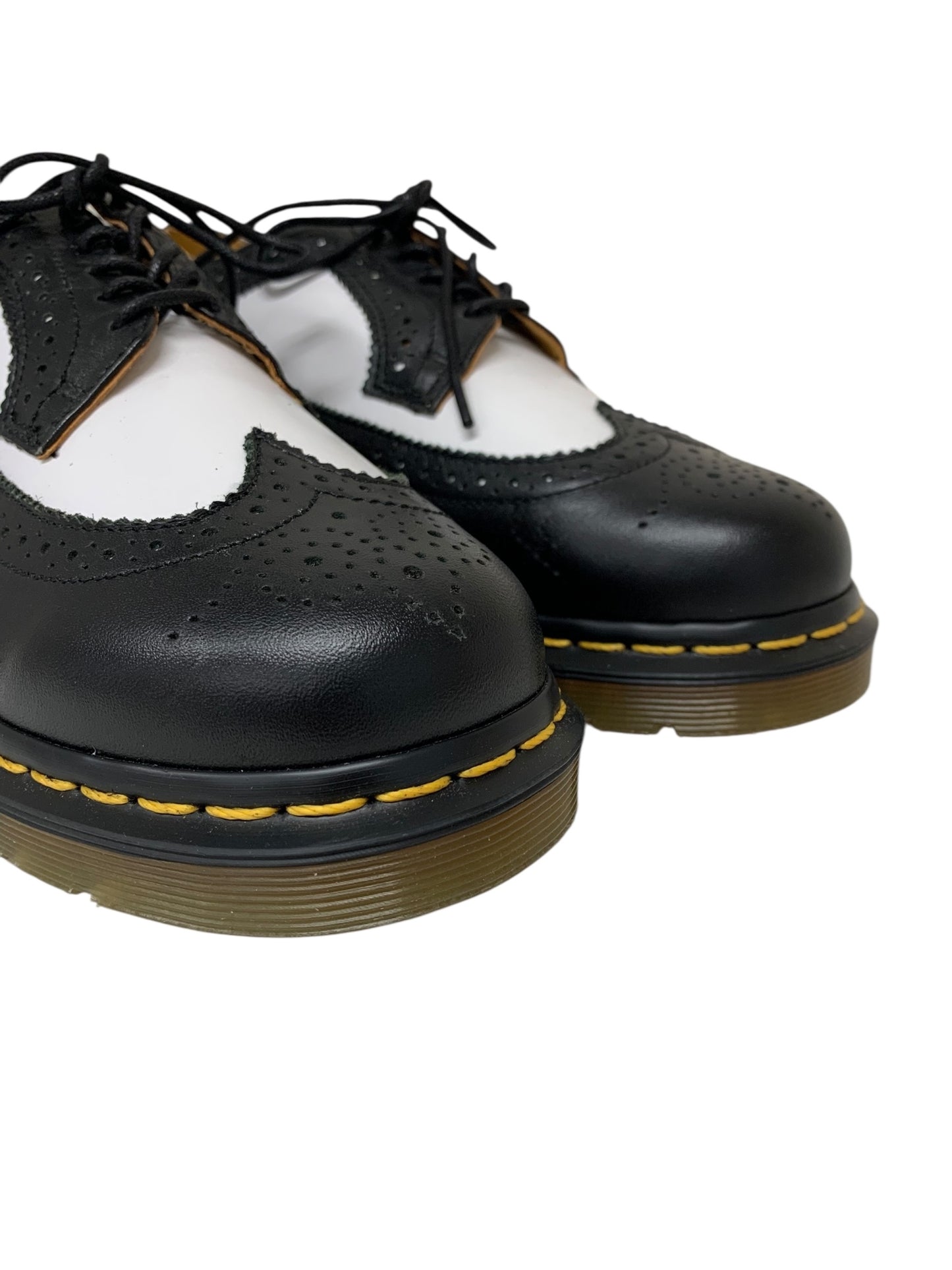 ドクターマーチン 3989 ブローグシューズ  6.5 ブラック ウイングチップ ITM6448B9R07