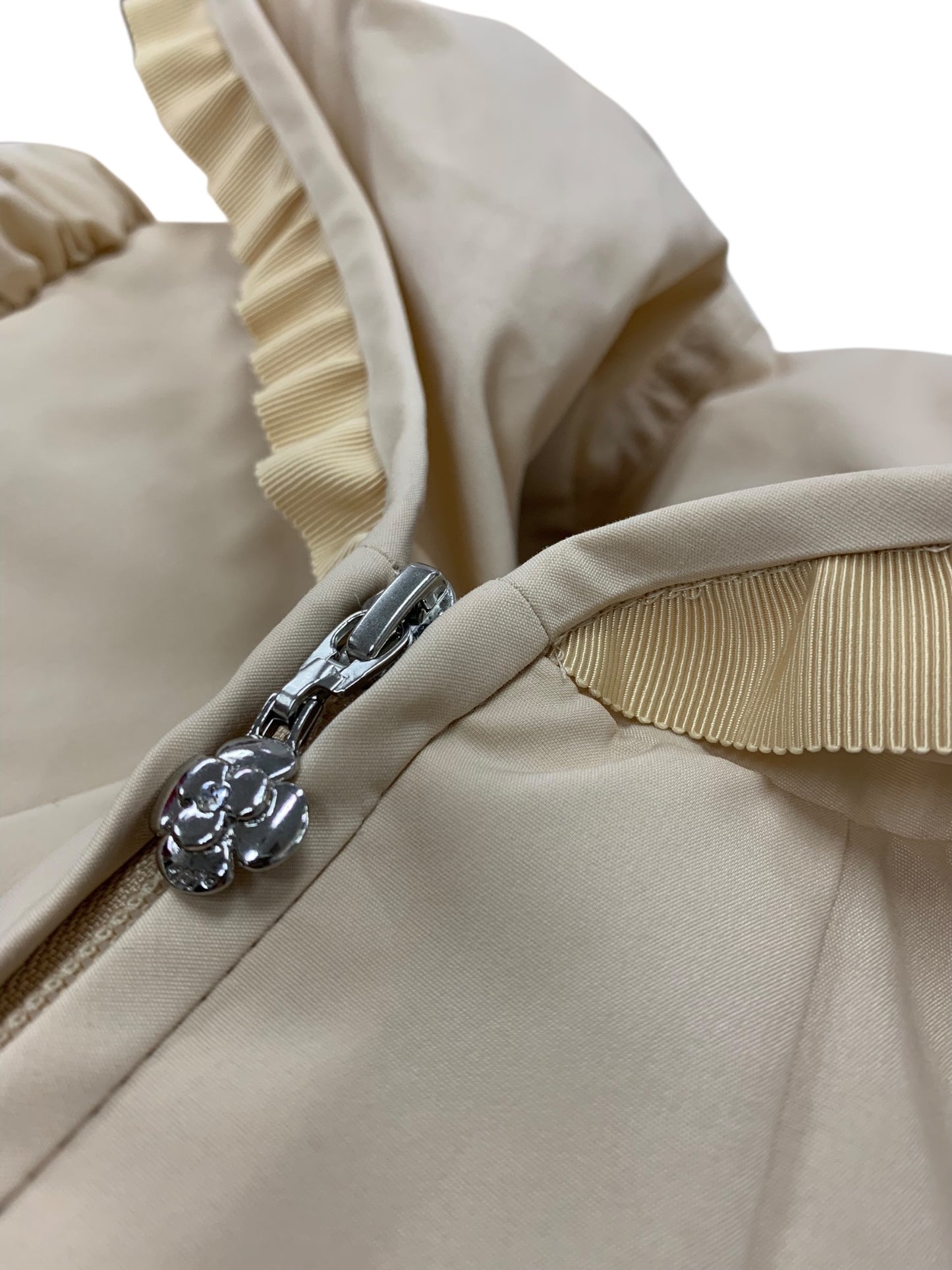 エムズグレイシー 219101 コート 40 ベージュ ジップアップ ライナー付き IT92UVOJCUNQ