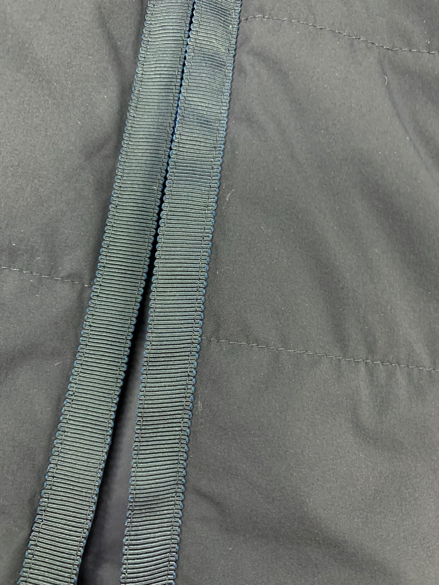 エムズグレイシー フェイクファー付きロングダウンコート 319605 38 ネイビー カメリアジップ IT97AZHWLHTE