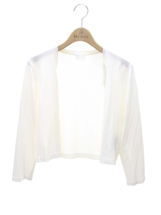 エリザ 27121501 カーディガン 3 アイボリー リボン ITH89JPW7V5N