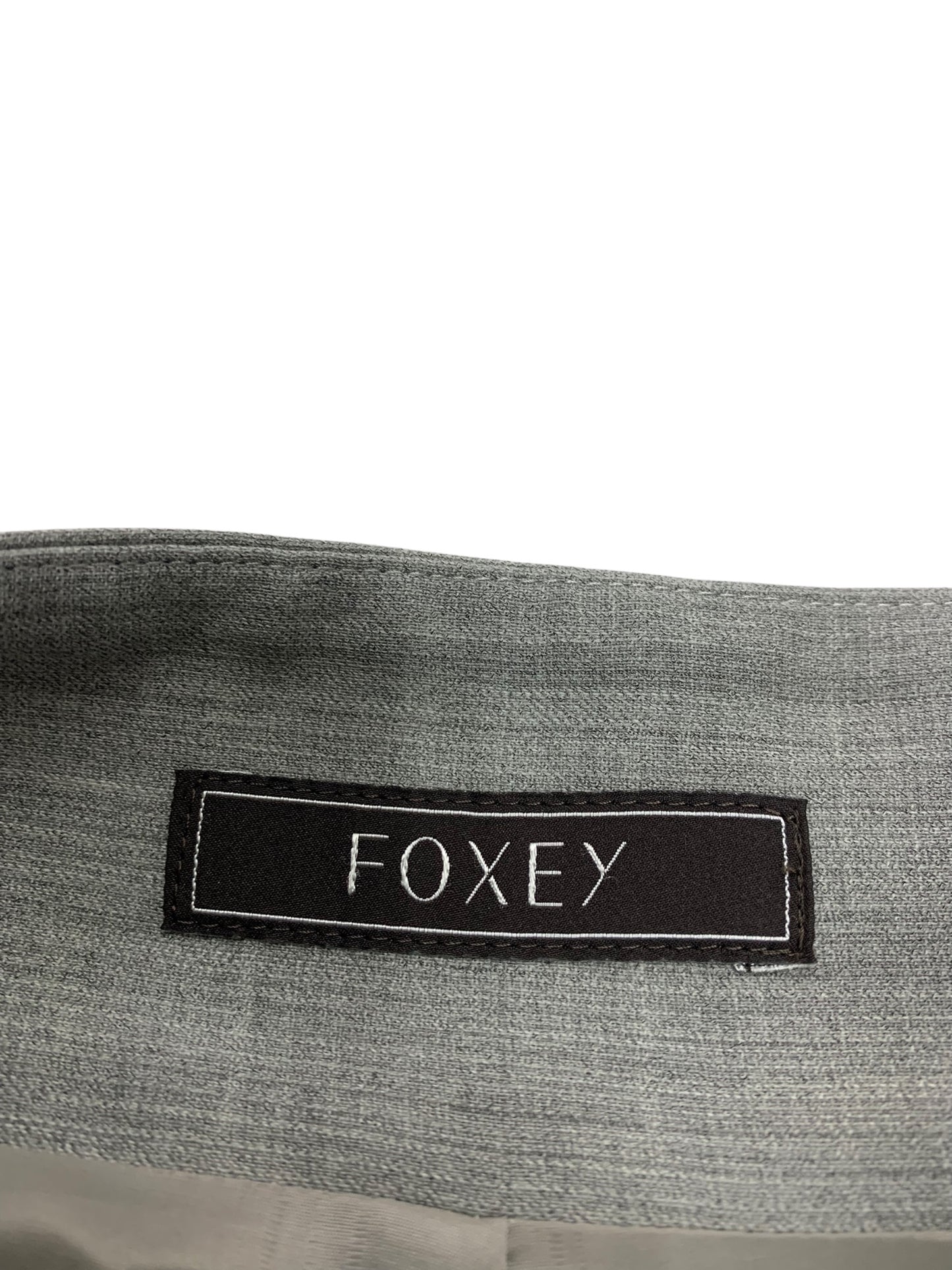 フォクシーブティック PANTS ARPEGGIO 42380 パンツ 38 グレー タック ワイド IT1T5R2OUM6S
