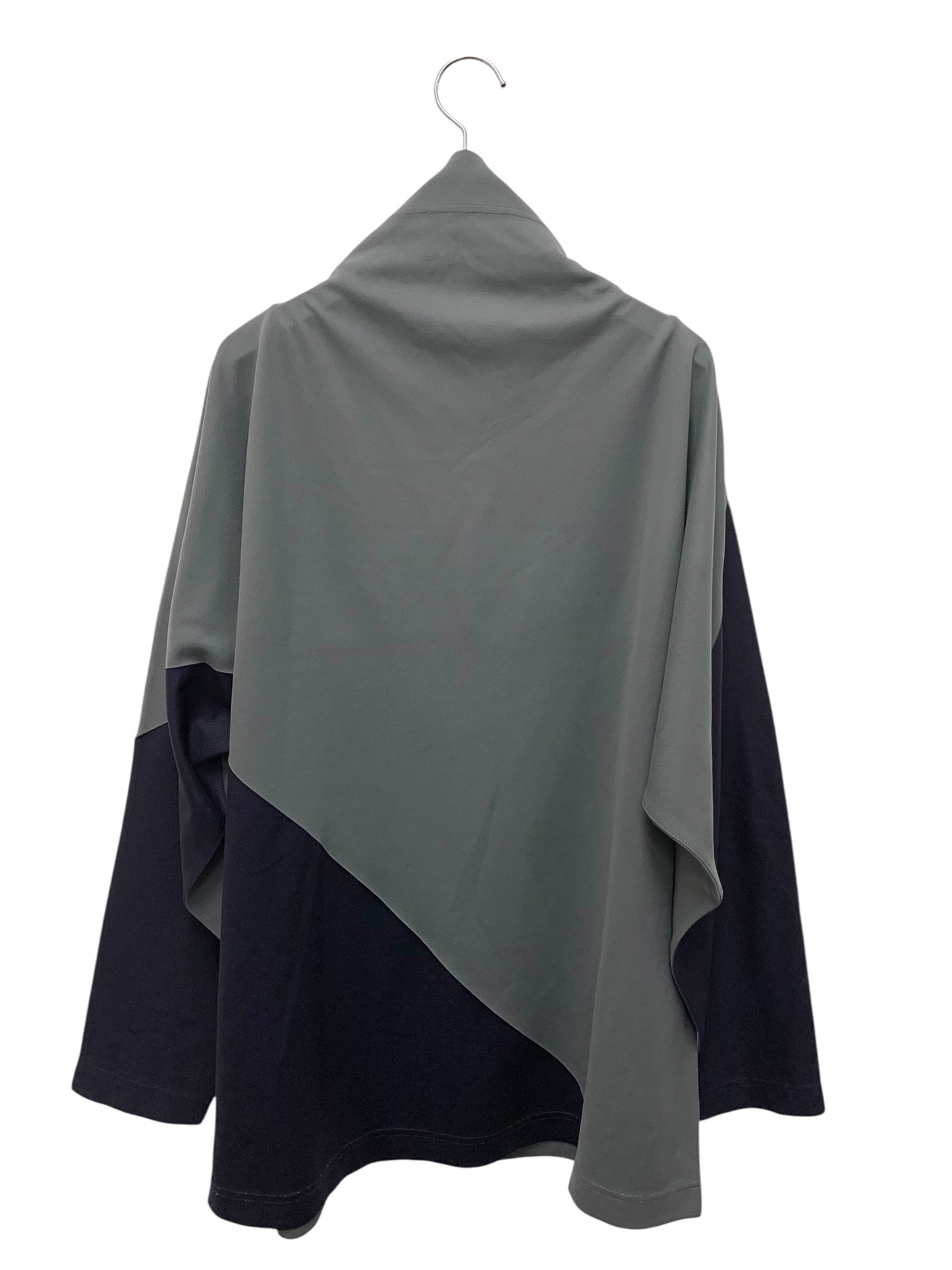 イッセイミヤケメン LA33JK134 ニット 3 グレー ハイネック バイカラー ITI9O7V55NLM 【SALE】