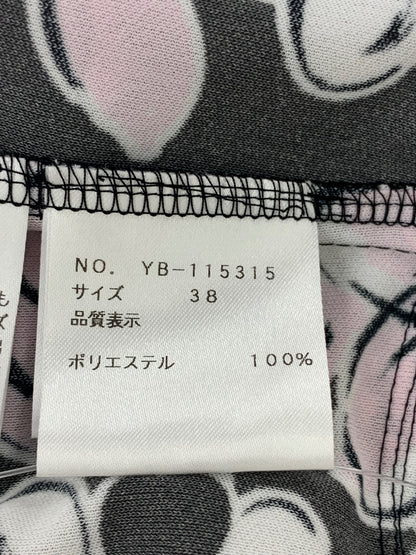 エムズグレイシー 115315 Tシャツ カットソー 38 グレー フラワーモチーフ ITKAP0TD1VSO 【SALE】