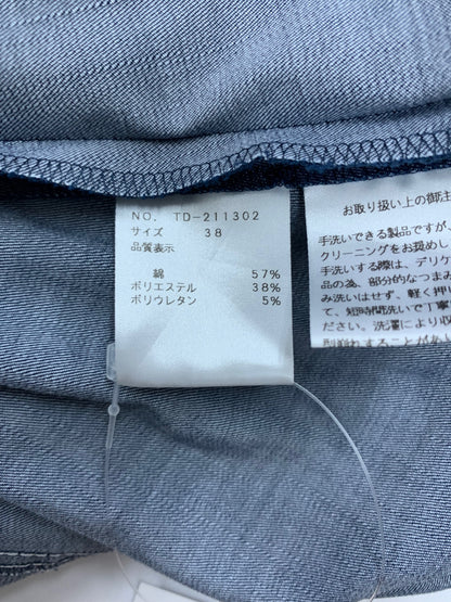エムズグレイシー 211302 ワンピース 38 ネイビー ジャンパースカート デニム ITGT439A8MM0