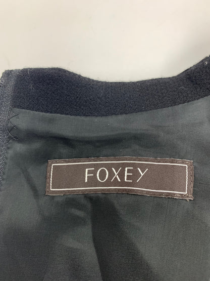フォクシーブティック Dress Black Petal 36138 ワンピース 40 ブラック ウール ITP72MXFRBYC