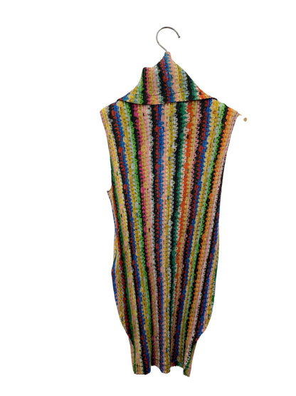 プリーツプリーズイッセイミヤケ PP43-JK781 ノースリーブカットソー マルチカラー タートルネック IT5MX0WDS0U8