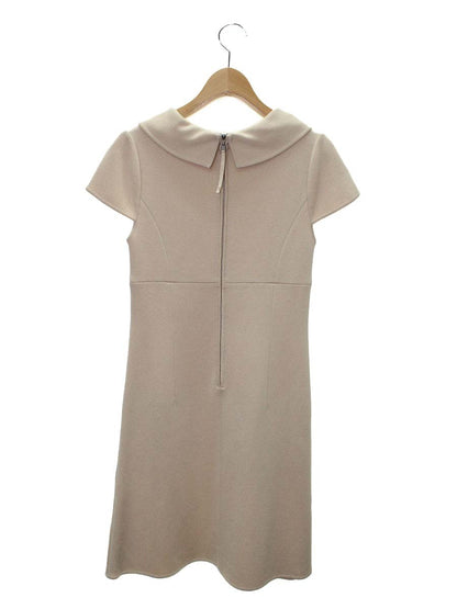 フォクシーブティック 25649 ワンピース 38 ベージュ ワンピース 衿付 ITQV64OFIRVS 【SALE】