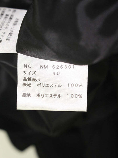 エムズグレイシー 626301 パンツ 40 ブラック ティアード キュロット IT560OWK321C