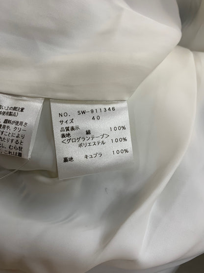 エムズグレイシー Message Print One-piece 911346 ワンピース 40 グレー ストライプ IT73EH9HJ0YI