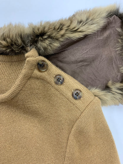 フォクシーブティック 16986 ニット セーター 40 ベージュ カシミヤニット チンチラファー付き ITPYCK2YL8YY