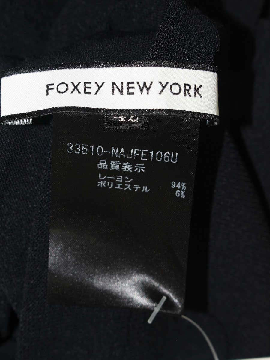 フォクシーニューヨーク シャーベット 33510 カーディガン 42 ネイビー IT7L32ZB99DW