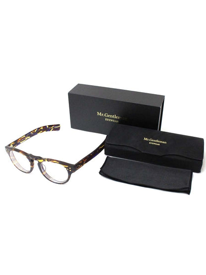 ミスタージェントルマン HENDRIX メガネ ブラウン セルフレーム べっ甲柄 ボストン IT0S9J7SE2IR