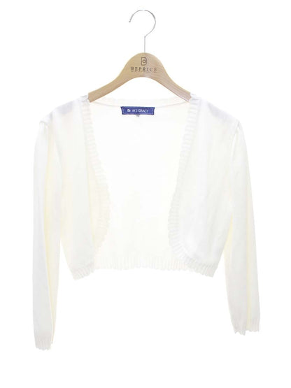 エムズグレイシー 028001 ボレロ 38 ホワイト ニット ITUKV495G7J6